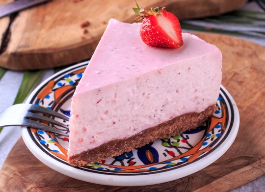 草莓乳酪慕斯蛋糕strawberry Cheese Mousse Cake Dustie Mycook 达酷客